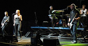 The Cardigans performing in September 2006