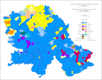 Vajdasági nemzetiségi térképe (2011)