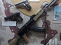 Weapons captured by U.S. forces during the Gulf War on display at 45th Infantry Museum.