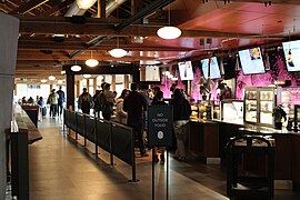 Cafe at the aquarium.