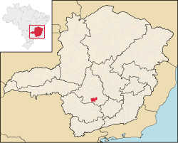 Location in Minas Gerais state