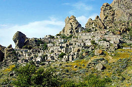 dorp Pentedattilo, nationaal park Aspromonte