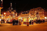 Christmas market illumination