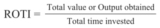 ROTI calculation formula