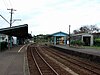 The platforms and tracks of Tabira-Hiradoguchi Station in 2007