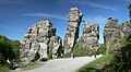 Externsteine lângă Horn-Bad Meinberg, Renania de Nord-Westfalia, Germania