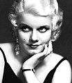 Jean Harlow, sex-symbol féminin des années 1930.