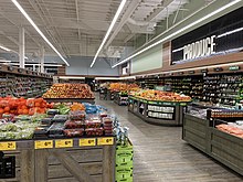 A picture of the newest Safeway store themes, dubbed "Lifestyle 2.0" internally.[53]