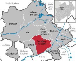 Recklinghausen – Mappa