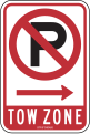 No parking tow zone, Chicago