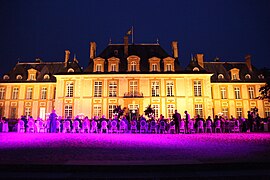 Le château de nuit.