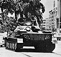 Image 23Cuban PT-76 tank crew on routine security duties in Angola (from History of Cuba)