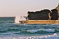 Portreath harbour mole