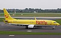 TUIfly Boeing 737-800 in de oude kleuren op Düsseldorf Airport