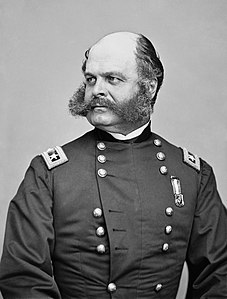 US Civil War general Ambrose Everett Burnside