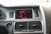 Audi MMI Infotainmentsystem im Q7