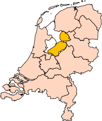 Kaort van Provinsie Flevolaand