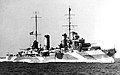 A 6830 tonnás Leander osztályú HMAS Perth ausztrál könnyűcirkáló 1942-ben.[14]