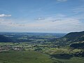 Blick vom Kofel in Richtung Unterammergau und Altenau