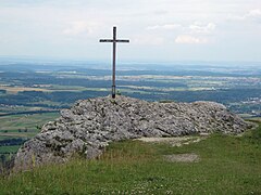 Das Gipfelkreuz auf dem Lochenstein