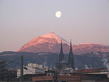 Katedralo de Clermont-Ferrand malfone, Puy de Dôme fone