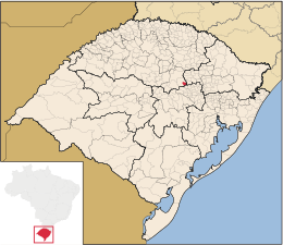 São José do Herval – Mappa