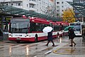 Image 10Trolleybuses outside Salzburg Hbf, Austria