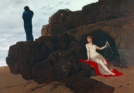 Ulysse et Calypso Arnold Böcklin, 1883 Kunstmuseum (Bâle).