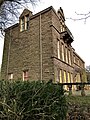 Cawderstanes: the (largely windowless) west side of the house