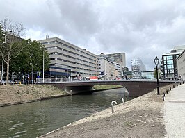 De Marga Klompébrug vanuit het zuidoosten gezien