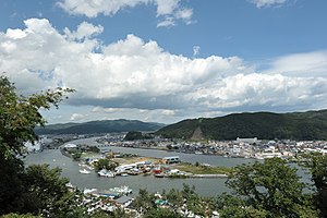 日和山から見た中瀬