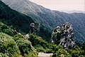 A view of the middle of Mount Tsurugi