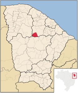 Location in Ceará state