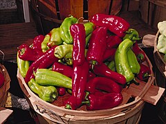 Cubanelle peppers, United States