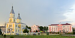 Panorama of the town center