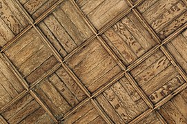 Détail du plafond de l'église Saint-Barthélémy de Baulne-en-Brie.