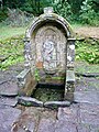 Le Faouët (Morbihan) : la fontaine Sainte-Barbe.