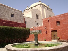 Fountain at the Convent of Santa Catalina.