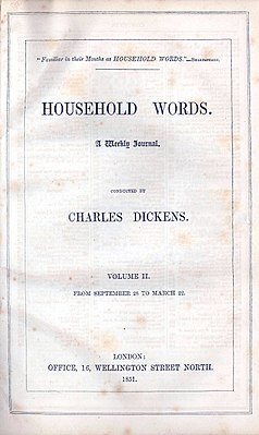 Обложка второго издания (28 сентября 1850 — 22 марта 1851)