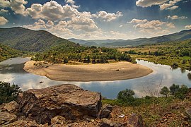 Arda ibaiaren meandroa (Bulgaria).