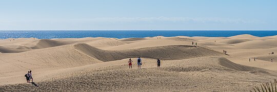 Sand dunes at Maspalomas