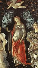 Venus i Primavera av Botticelli.