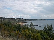 Geiseltalsee mit Stöbnitzer Strand