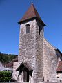 L'église Saint-Hippolyte de Velotte.