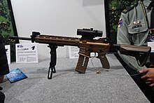 T112 assault rifle on display