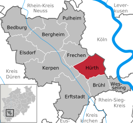 Hürth – Mappa