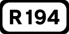 R194 road shield}}