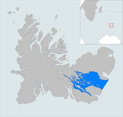 Carte du golfe du Morbihan.