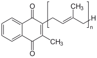 allgemeine Strukturformel von Menachinon