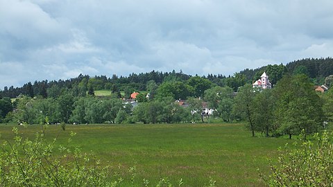 Vue de Prostiboř.